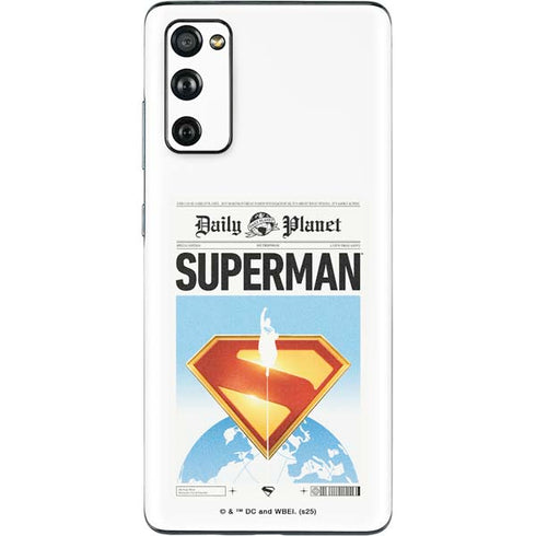 Superman 2025 Daily Planet Superman Cover Galaxy S20 Fan Edition Skin
